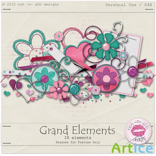 Scrap-kit - Grand Elements