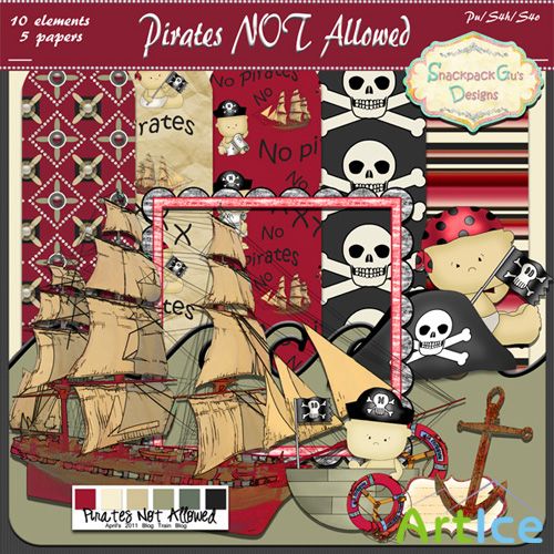 Scrap-set - Pirates Not Allowed! #2