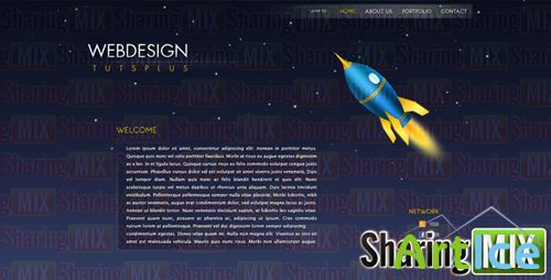 WebDesign PSD - Cosmos