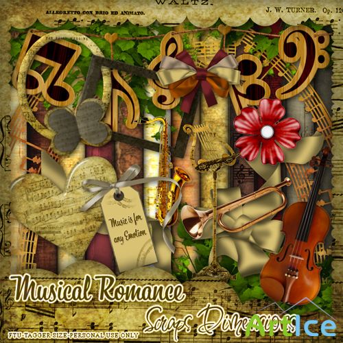 Scrap-set - Musical Romance