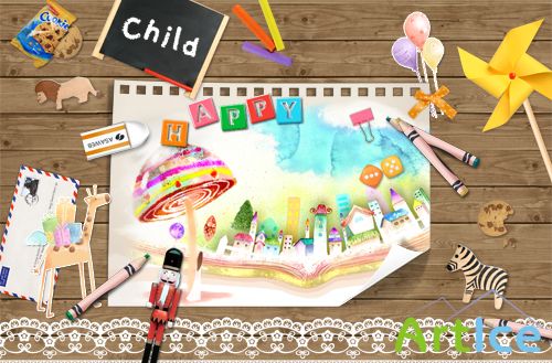 Bookmark Desktop - lovely children's world