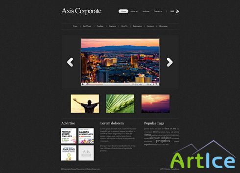 Dynamic CSS Templates - Axis