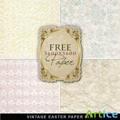 Textures - Vintage Easter Papers