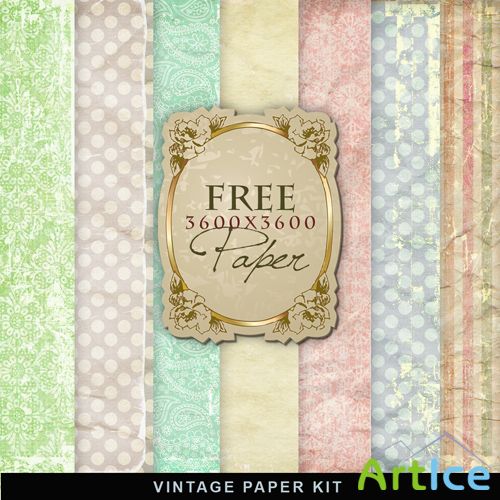 Textures - Vintage Easter Papers #2