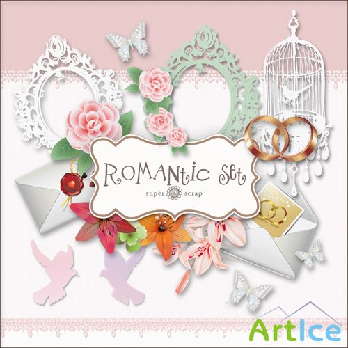 Scrap-kit - Romantic Set #1