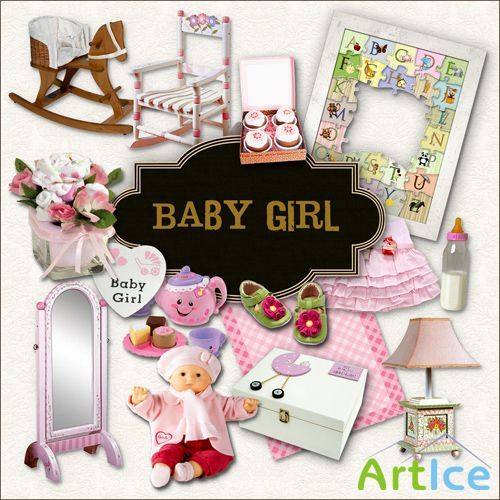 Scrap-kit - Baby Girl #1