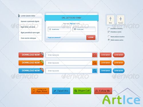 Nice Web Elements - GraphicRiver