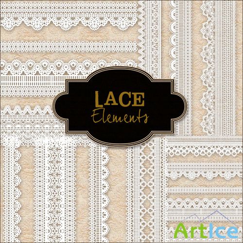 Scrap-kit - Lace Set #2