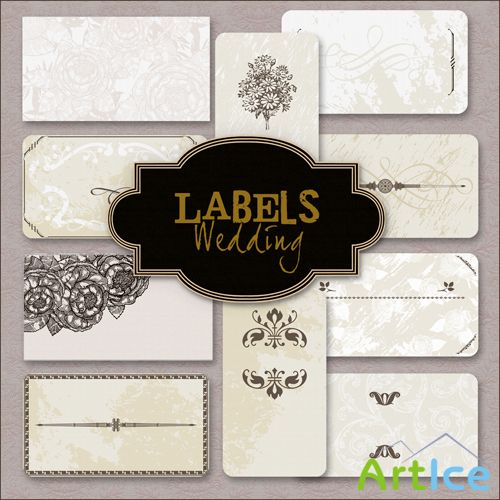 Scrap-kit - Wedding Labels