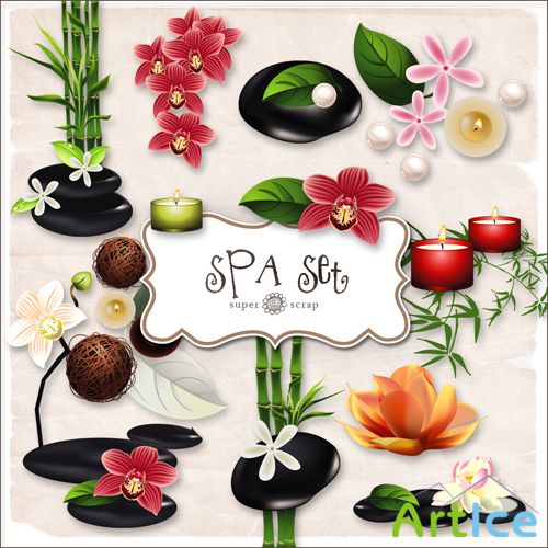 Scrap-kit - Spa Set