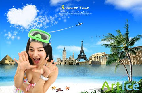 Summer Holidays PSD