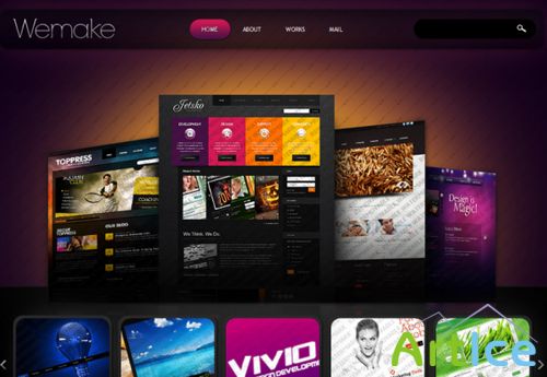 Free Wemake Design Website Template