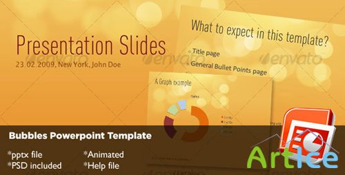 GraphicRiver Bubbles Powerpoint Template