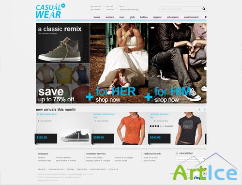 Casual Clothing - EMTheme Premium Magento Theme