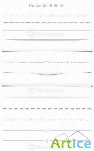 MediaLoot Horizontal Rule & Page Shadow Kit RETAIL