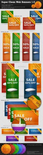 Super Clean Web Banners - GraphicRiver