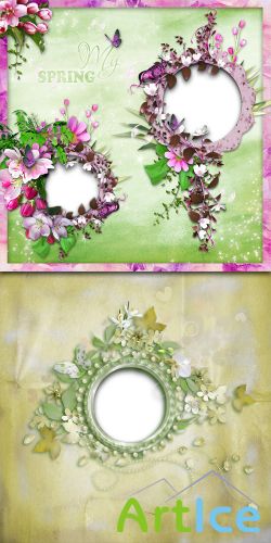 2 PNG Frames - My Spring