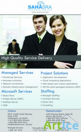 Brochure for services