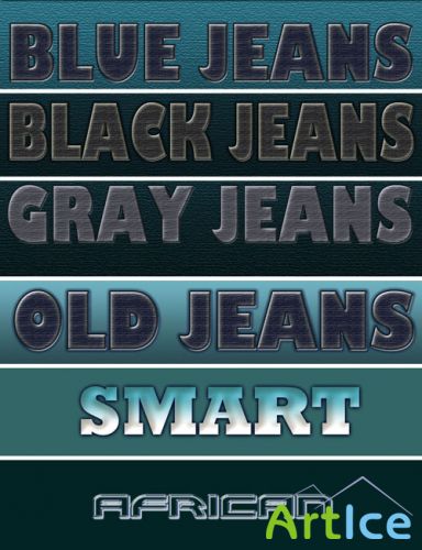 Jeans Text Effects for Photoshop