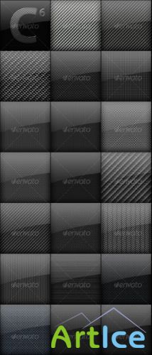 GraphicRiver Carbon Fiber Backgrounds Mega Pack RETAIL