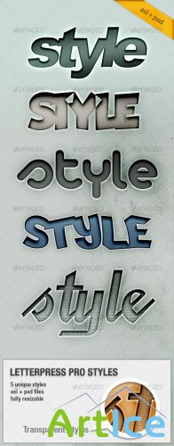 Letterpress Text Pro Styles - GraphicRiver