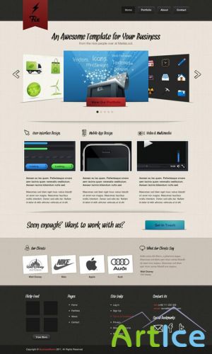 MediaLoot Fix - A Sharp Website Template RETAIL