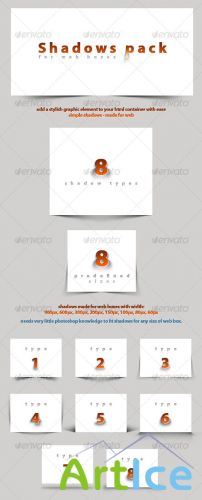 Shadows Pack for Web Boxes - GraphicRiver