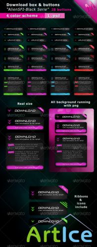 28 Download box buttons - GraphicRiver