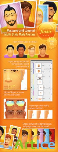 Graphicriver Avatar Fever - Male