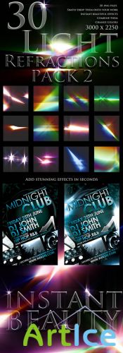 30 Light Refractions Pack 2 - GraphicRiver