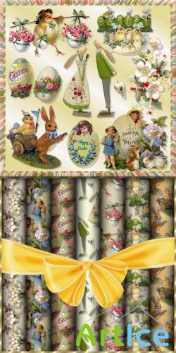 Scrap-kit - Vintage Easter