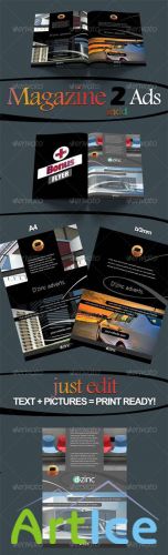 Magazine Ads + Bonus Flyer v1 InDesign A4