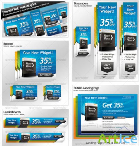 Essential Web Marketing Set - GraphicRiver