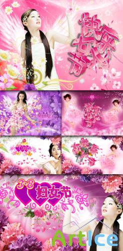 PSD Sources - Rose & Violet Glamour Style