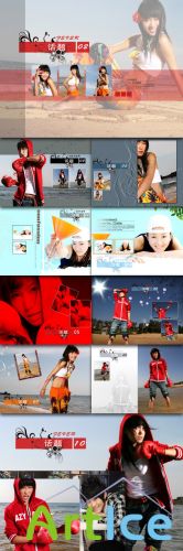 Art photo template topics