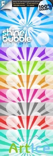 Shine Bubble Wallpaper - GraphicRiver