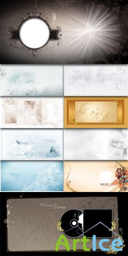 Art beauty photo template water