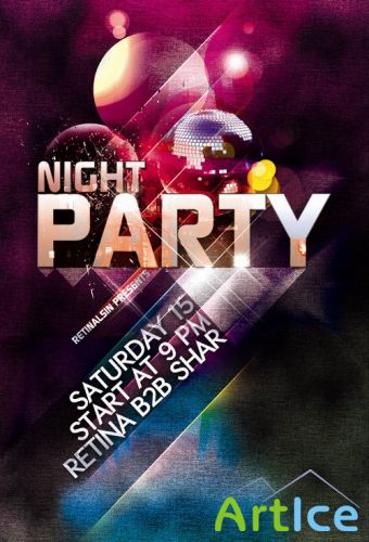 Night Disco Flaer - GraphicRiver