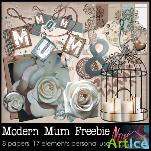 Scrap-set - Modern Mum