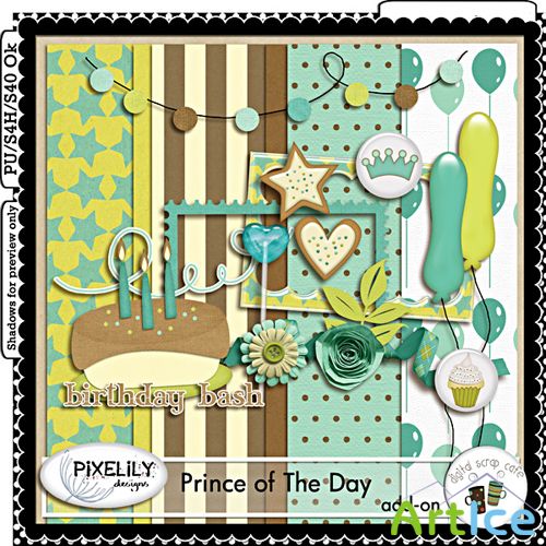 Scrap-set - Prince of the day