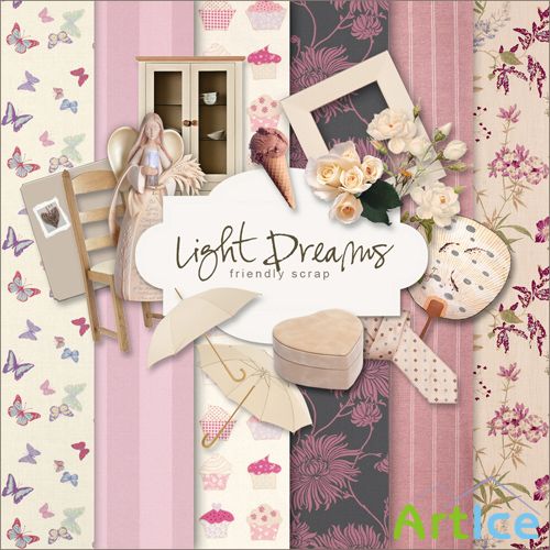 Scrap-set - Light Dreams