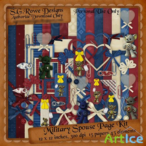 Scrap-set - Military Spouse Page