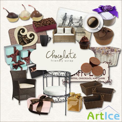 Scrap-kit - Love Chocolate