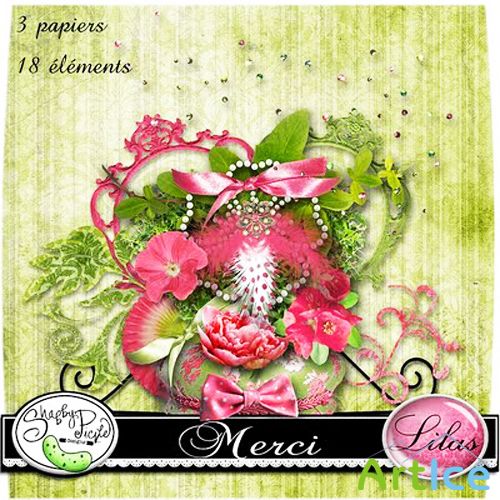 Scrap-set - Lilac Merci