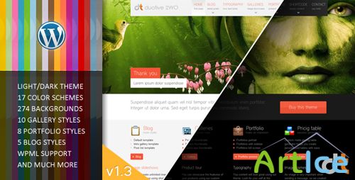 Duotive 2WO 1.2 - ThemeForest All in One Wordpress Theme