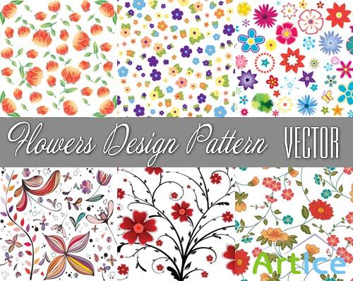 Vectors - Flowers Design Pattern