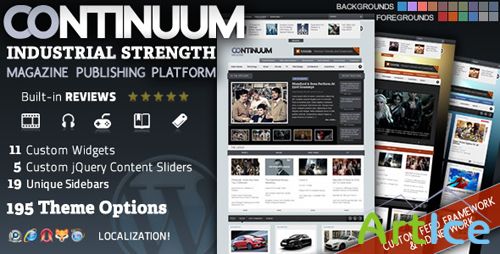 ThemeForest Continuum - Magazine Wordpress Theme