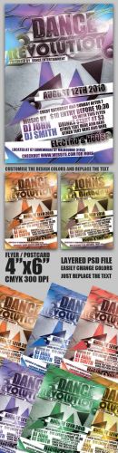 Dance Revolution flyer template - GraphicRiver