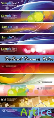 Brilliant Banners Vector