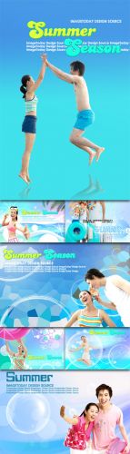 Summer Style Photo Templates